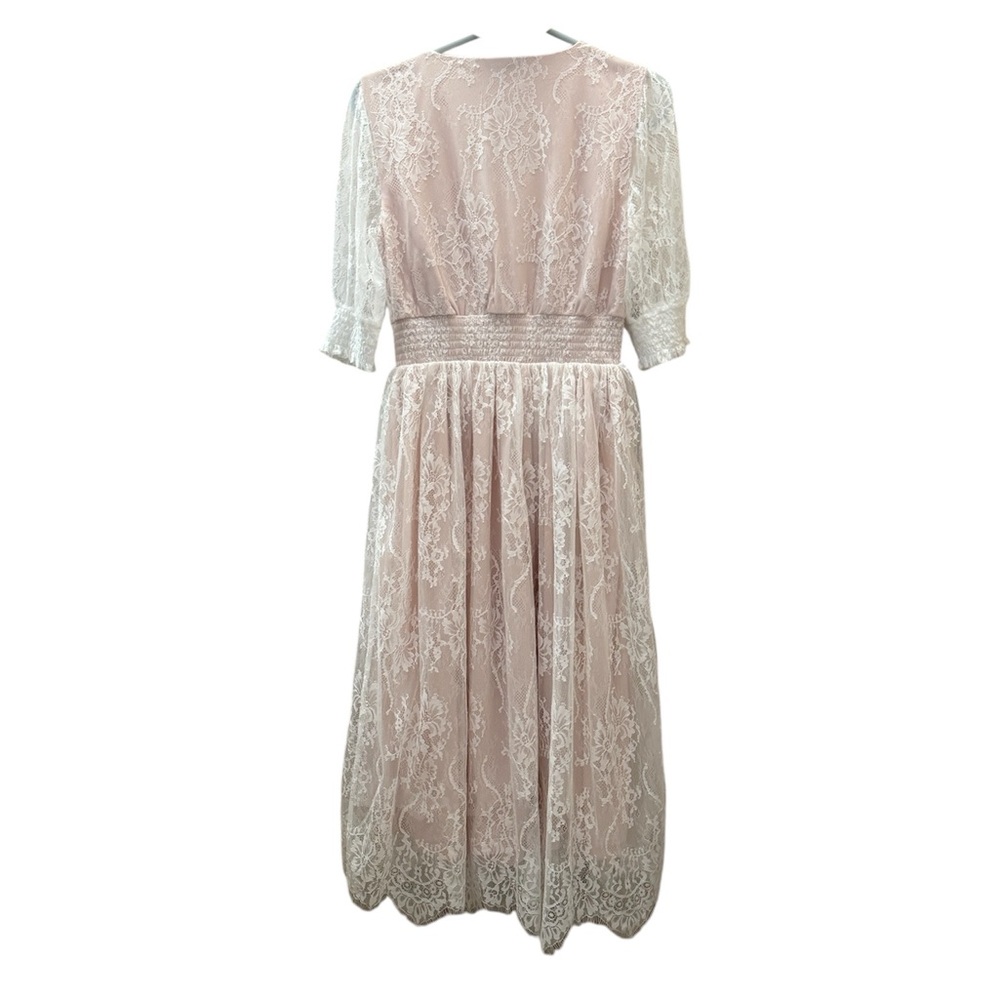 Final Price NWTBaltic Born Elaina Lace Off White Midi Dress Ladies Small - Picture 6 of 11
